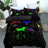 3pcs Duvet Cover Set Video Games Pattern Bedding Set Duvet Cover For Bedroom Guest Room (1*Duvet Cover + 2*Pillowcases