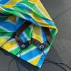 6/8/10/12/14/15/16-Feet Trampoline Sunshade Cover UV Resistant Waterproof Weather-resistant 6-12 Poles Trampoline Canopy Sun Protection Top Cover
