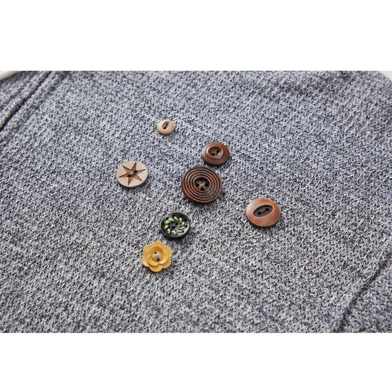 Unisex Vintage Knit Hooded Cardigan Oversized Casual Sweatshirt Streetwear