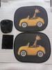 Parasol Lateral para Ventana Interior de Coche Pegatina Estática de Dibujos Animados con Logo