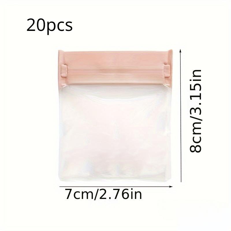 

20 шт. пакеты для хранения ювелирных изделий из ЭВА - Герметичные пакеты для демонстрации серег, колец, ожерелий, браслетов - Идеально подходят для путешествий и подарков, не требуют питания 20pcs
