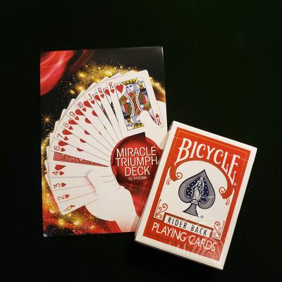 Miracle Triumph Cards Shuffled Face Up and Face Down Instantly Become Followed by an Amazing Magic Trick Perfect for and Magician's Deck One, Ending.