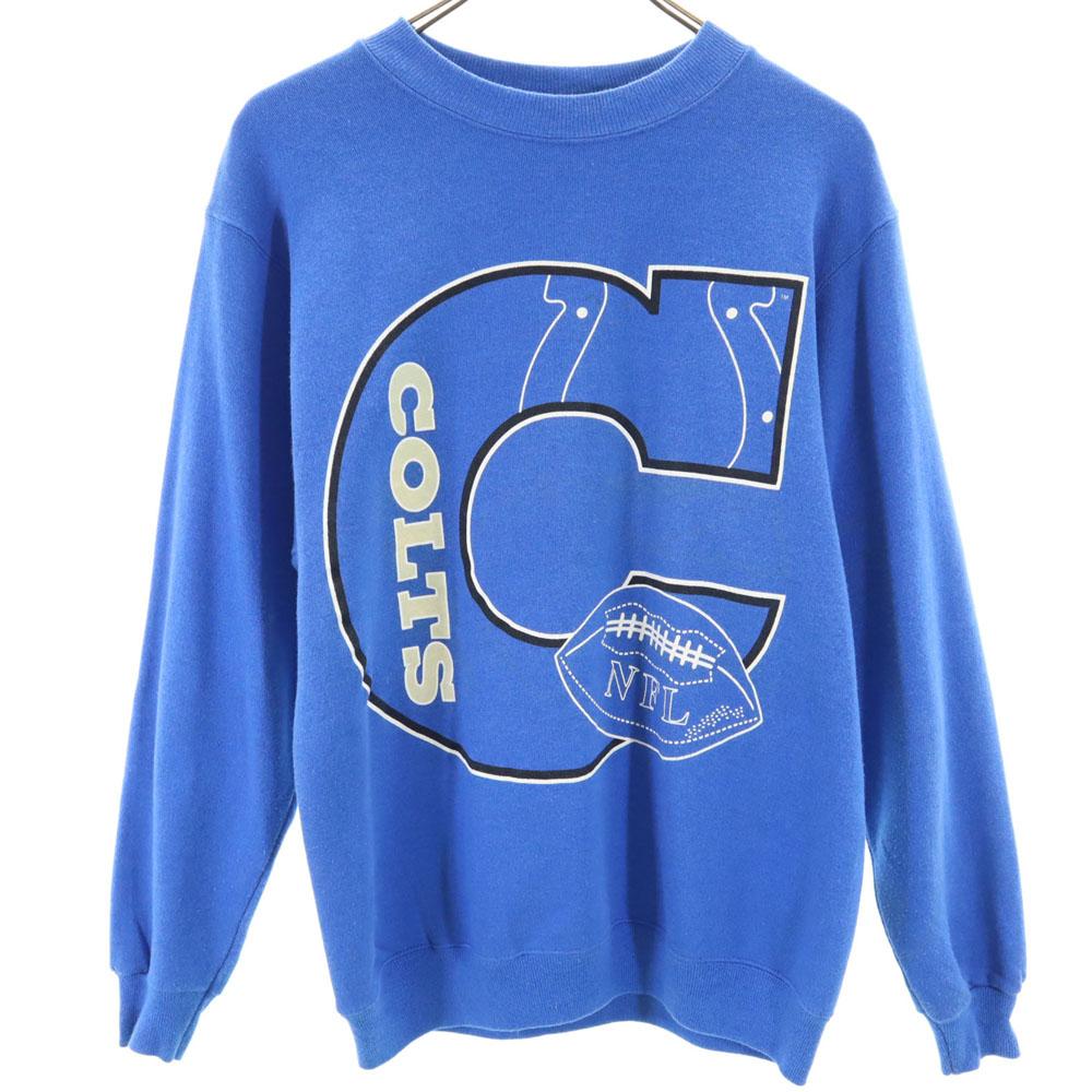 

Hanes 80s 90s USA made old NFL Print Long sleeve trainer M Back brushed Men s Used