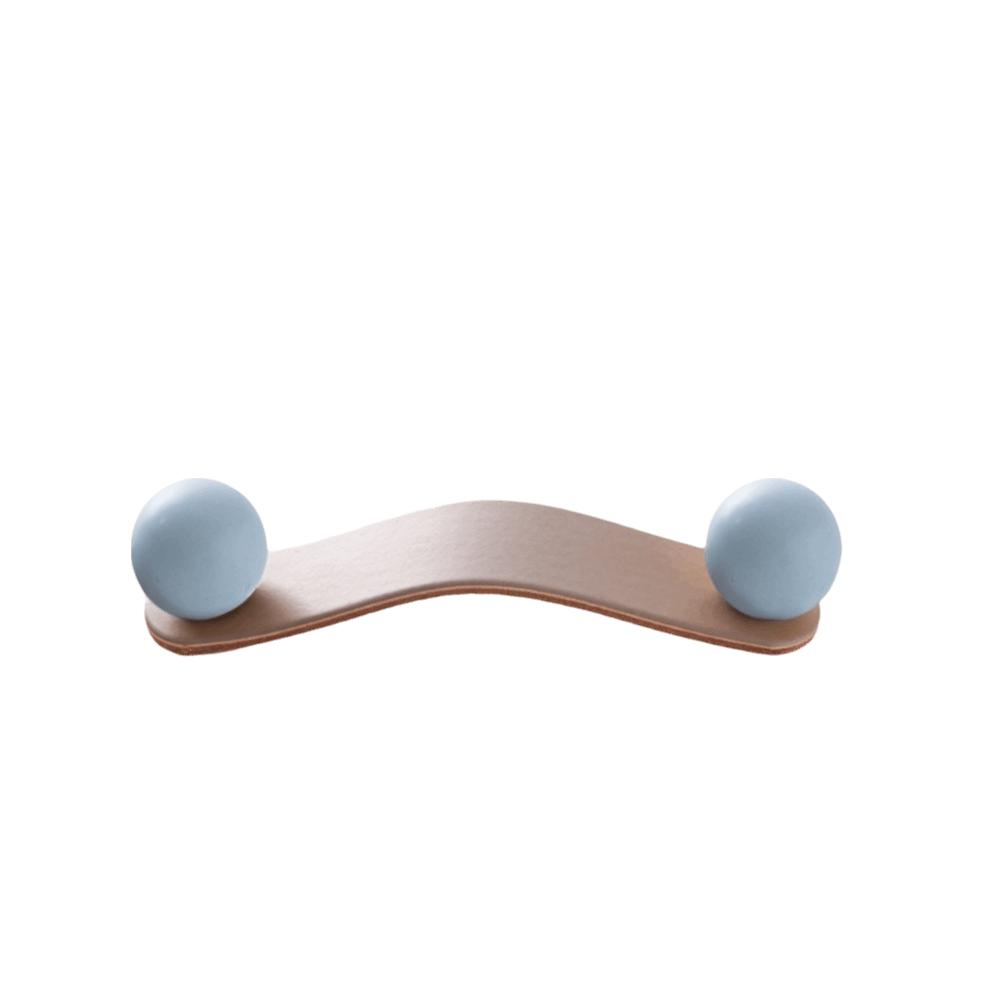 Maniglie in Pelle con Palla in Ceramica per Mobili Manopole Colorate per Cassetti Tiranti Semplici per Armadi Decorazioni per la Casa