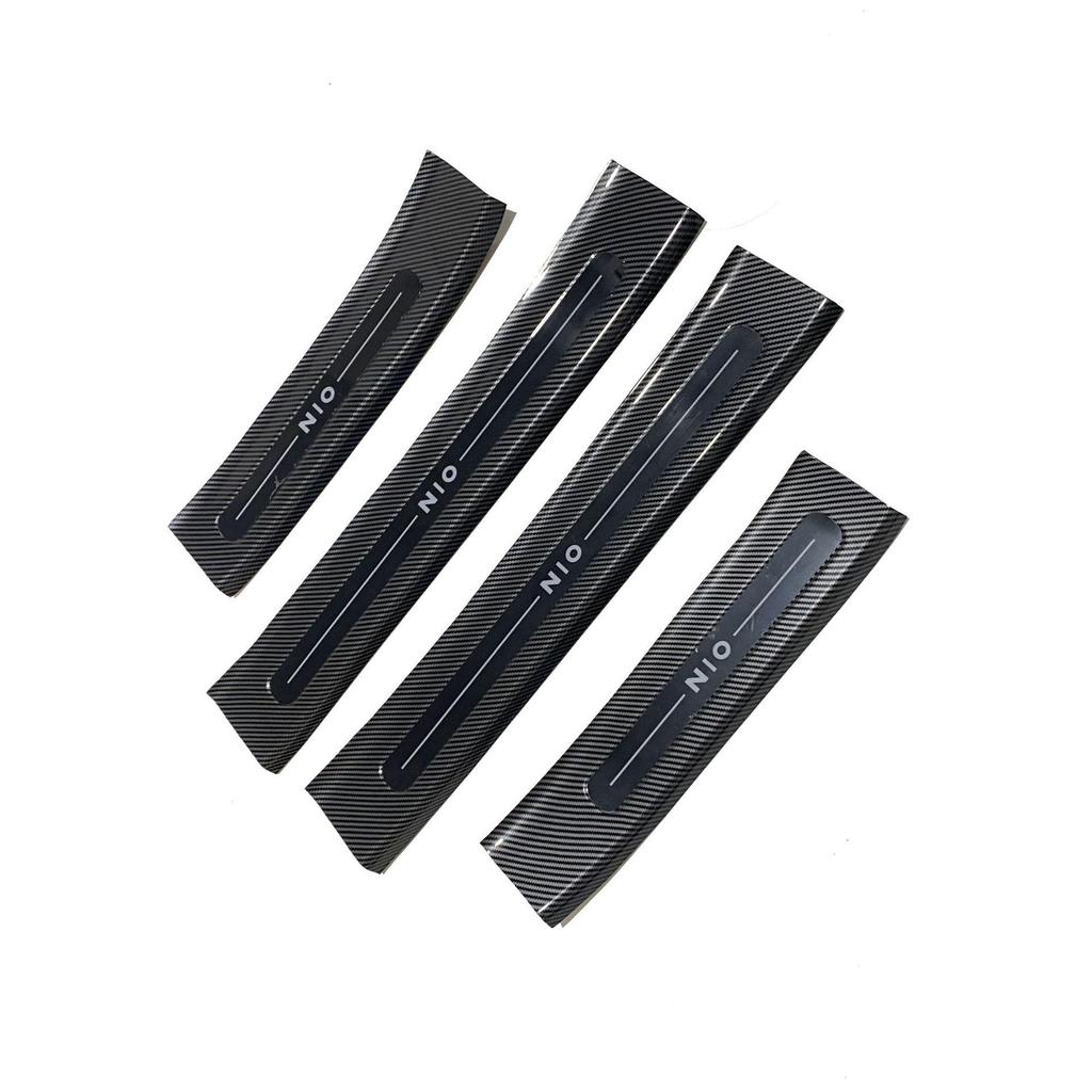 23 NIO ES6 Carbon Fiber Door Sill & Kick Plate Set