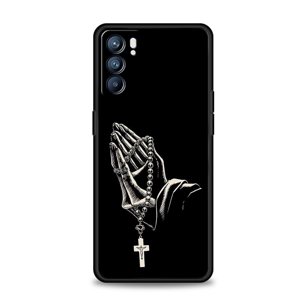 Bible Jesus Christ Christian Cross Case For Oppo Reno13 Reno12 Reno11 F Reno10 Pro A54 5G Find X5 A9 A78 4G A79 A80 A98 Cover