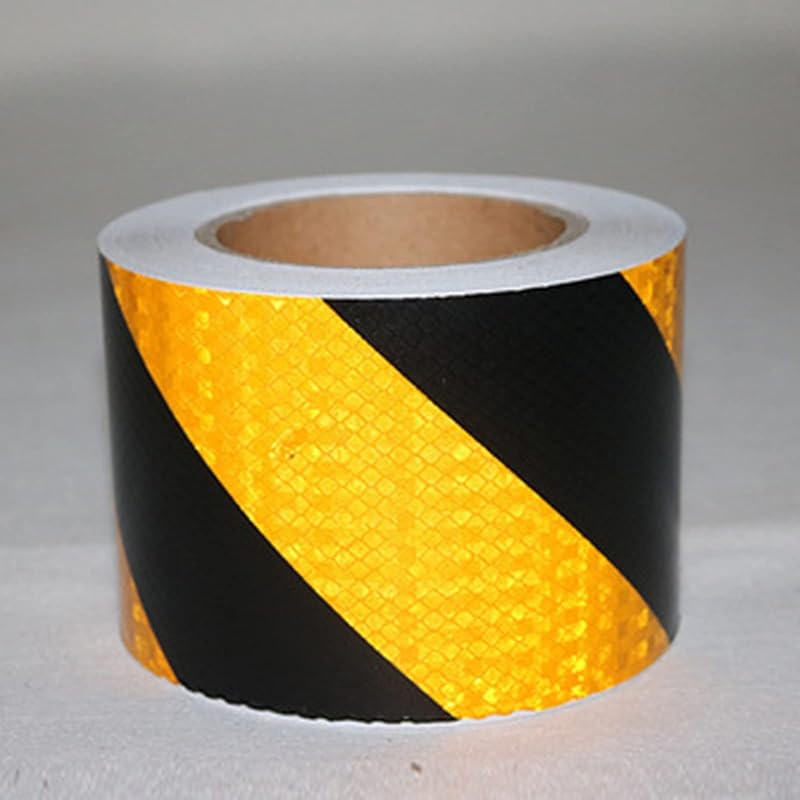 4 Inch X 82 Feet Reflective Tape, Conspicuity Tape Waterproof Highly Visible,Reflector Safety Tape Marking Tape for Trailer Trucks Cars B