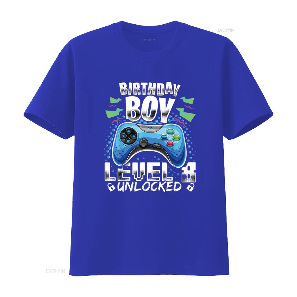 Mens Level 8 Unlocked Video Game 8Th Birthday Gamer Boys T Shirt Black Medium vintage Washed Comfortable streetwear Stylish