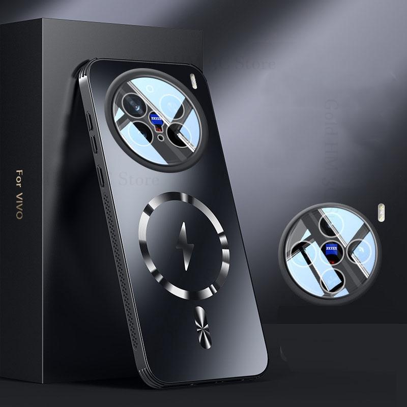 For Magsafe Magsafing Magnetic Case For vivo iQOO Neo10 Pro Cooling Heat Dissipation Cover iQOO 13 12 Pro Camera Lens Protector