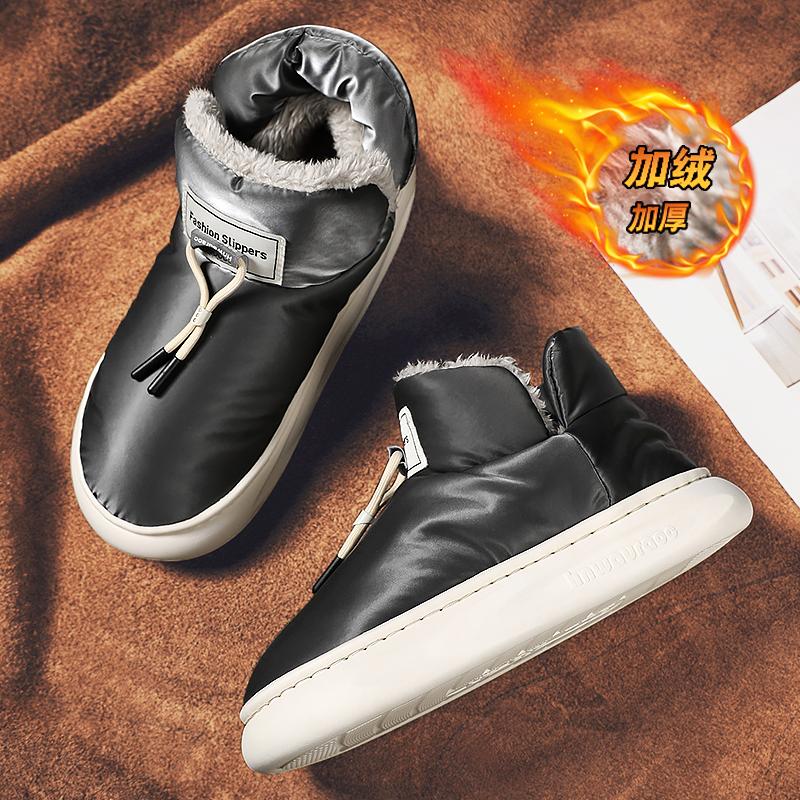 Snow boots winter new velvet thickened cotton boots bread warm cotton shoes