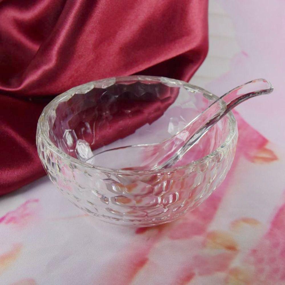 Exquisite Condiment Spoons Transparent Serving Spoons Kitchen Accessories Dessert Teaspoons  Party
