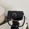 Einfarbige Schnalle Achseltasche Vintage Spicy Girl Handtasche Lässige Y2k Umhängetasche Damen