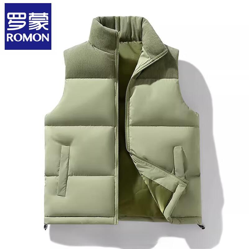 

Romon Unisex Corduroy Padded Vest 5XL