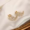 Jewelry  Ear Cuff Gold Color Zircon Ear Clip Korean Earrings Ear Bone Clip Clip Earrings