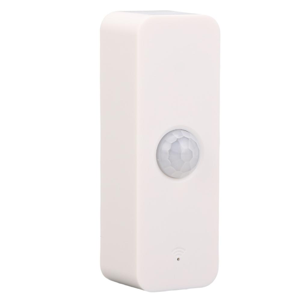 Smart Motion Sensor Compatible Wireless APP Remote Control Home Security System Motion Detector for Smart Lights and Home Automation ABS White 6m Ran