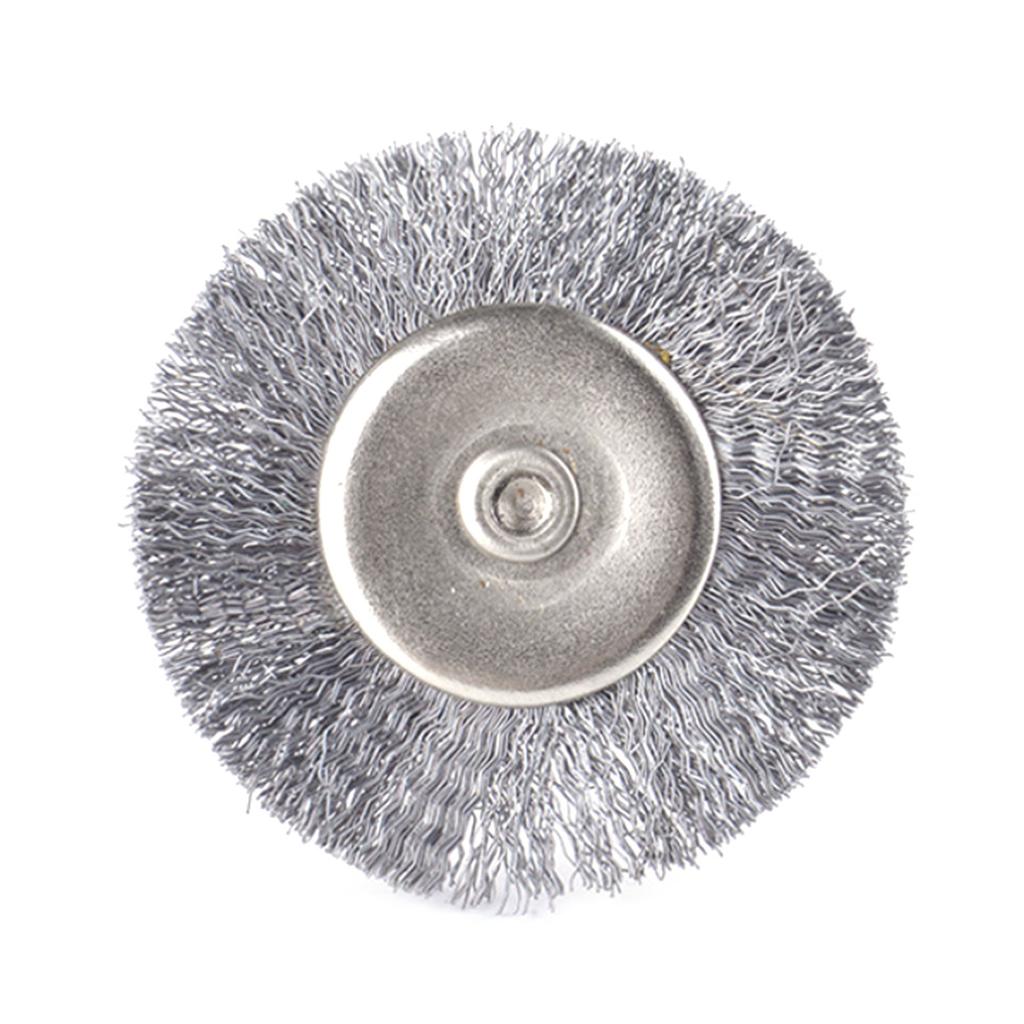 30Pcs Wire Wheel Brushes 3mm Shank Remove Burrs Rust Metal Non-metal Surface Polishing Derusting