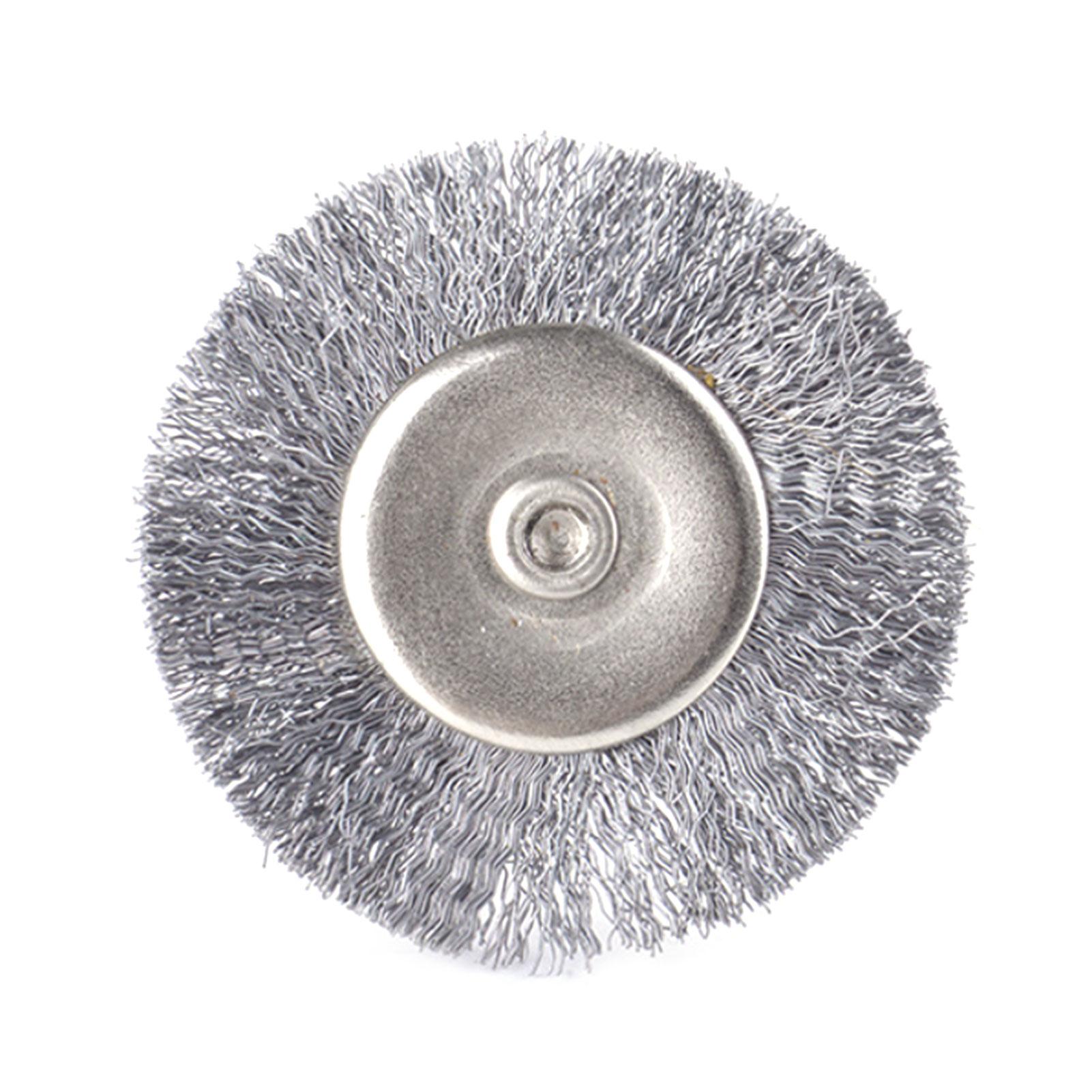 

30Pcs Wire Wheel Brushes 3mm Shank Remove Burrs Rust Metal Non metal Surface Polishing Derusting