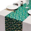 Table Runner Polyester Christmas Tablecloth Home Supplies Navidad Table Flag Snowflake Printed Table Cover Kitchen Use