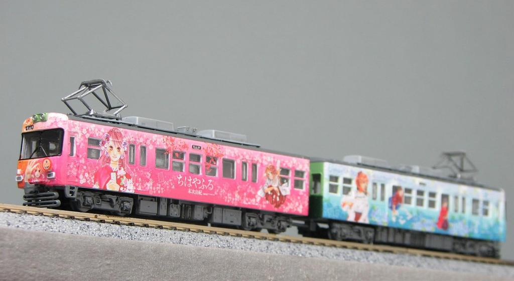 PLATZ Keihan 600 Series Wrapping Train Plastic Model Kit 1/150 "Chihayafuru" KO-2