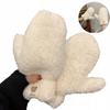 Women's Winter Gloves Plush Warm Fur Mittens