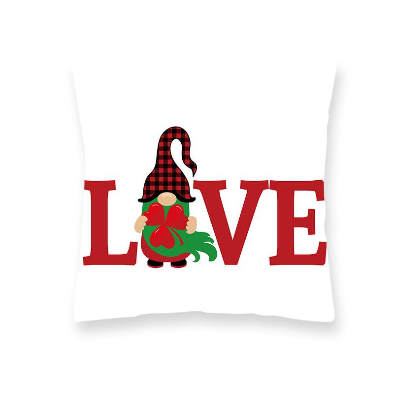 

Клетчатый Красный Принт Декоративная Праздничная Наволочка Простая Креативная Подушка для Спинки Дивана Подушка для Защиты Поясницы 45*45cm