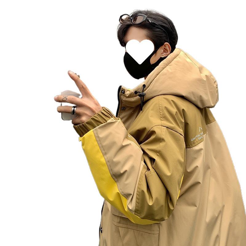 Winter Down Jacket Men's Large Size Hooded Jacket Plus Fat Plus Size Loose Workwear 90 Down Jacket