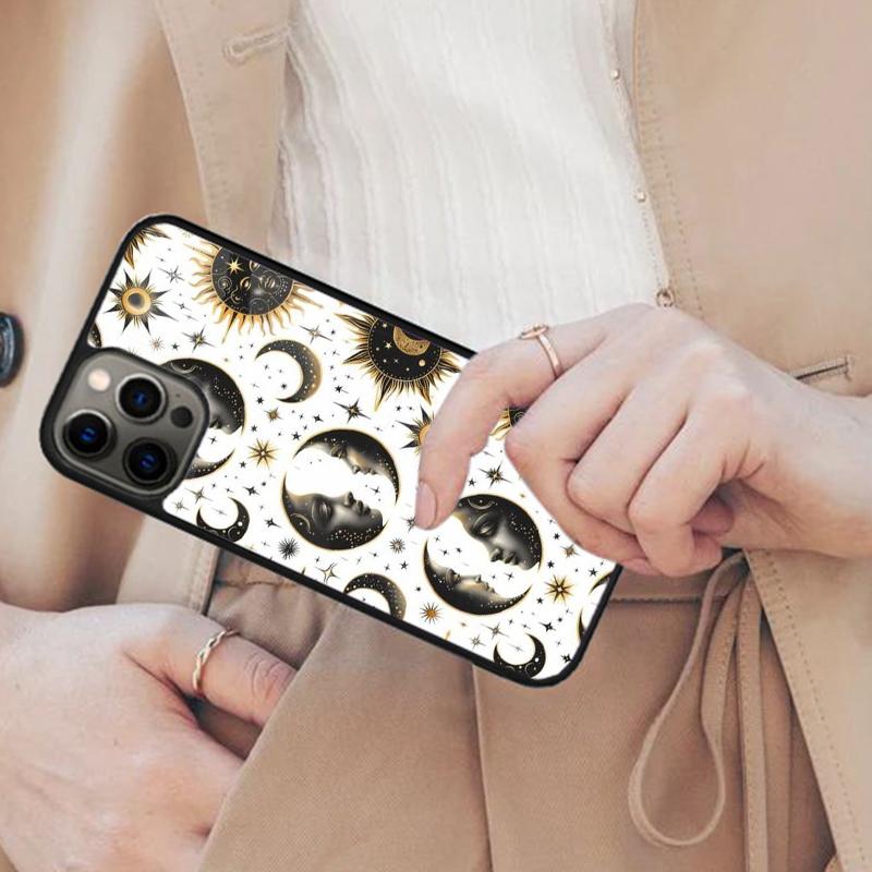 Sonne und Mond Magnetische Handyhülle Für APPLE iPhone 17 Air 16 14 13 12 Pro Max 15 Plus Kabelloses Laden Mit MagSafe Abdeckung