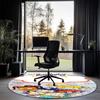 Rugrats Printed Round Rug Carpet Chair Rug Area Rug Entryway Doormats,for Office Chair Living Room Bedroom Kitchen Room.