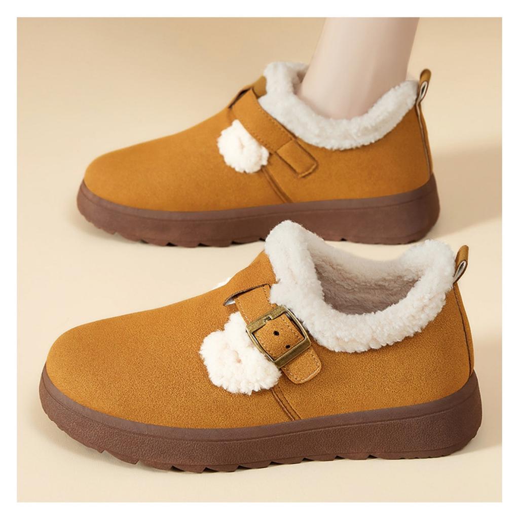 Cotton Shoes, Women's Shoes, Cold Resistant Shoes, Warm Shoes, Snow Shoes, Short Boots, Thickened Velvet, Women's Boots, Soft Soled Shoes
