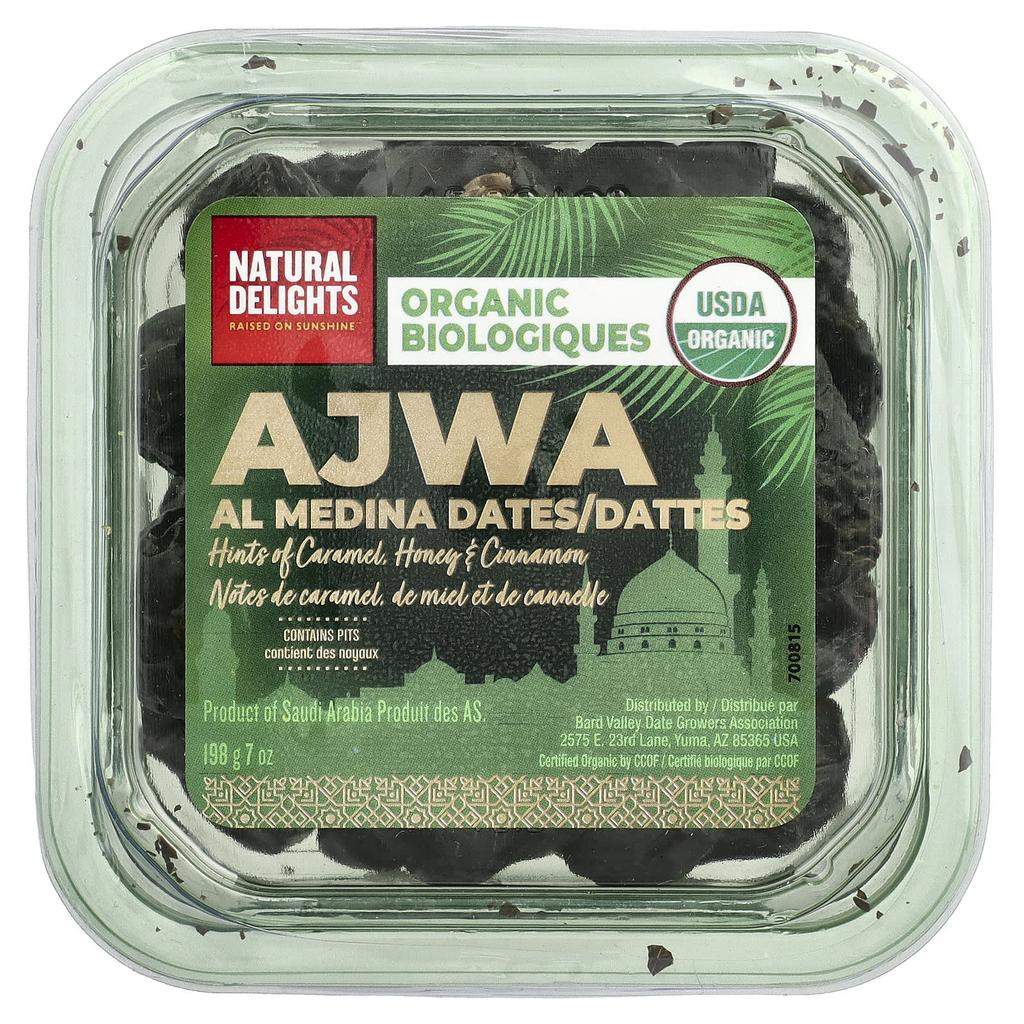 Natural Delights, Ajwa Al Medina Dates, 198g (7oz)
