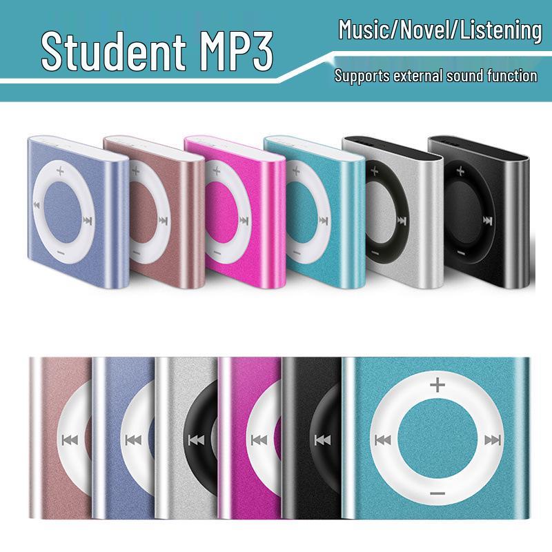 Portable Mini MP3 Player: Music & English Listening Device for School, Sports, and More
