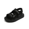 Children's Solid Soft-Sole Sandals – Boys' Beach Shoes, Summer Girls' Leather Solid Color Sandals
