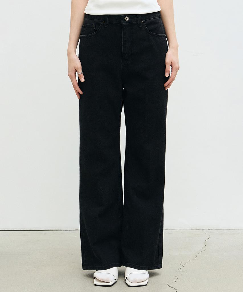 Nigaennikol Nick Nicole Semi Bootcut Pants_Black