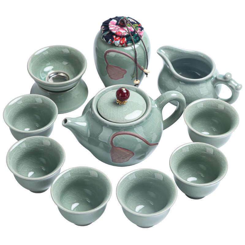 Fangyan Ru Kiln Ceramic Gongfu Tea Set