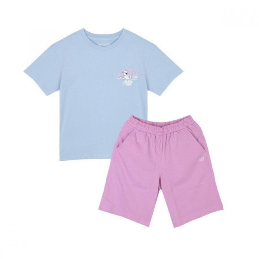 

New Balance Детский комплект с коротким рукавом Nk9yfb204u 51 футболка 150/size