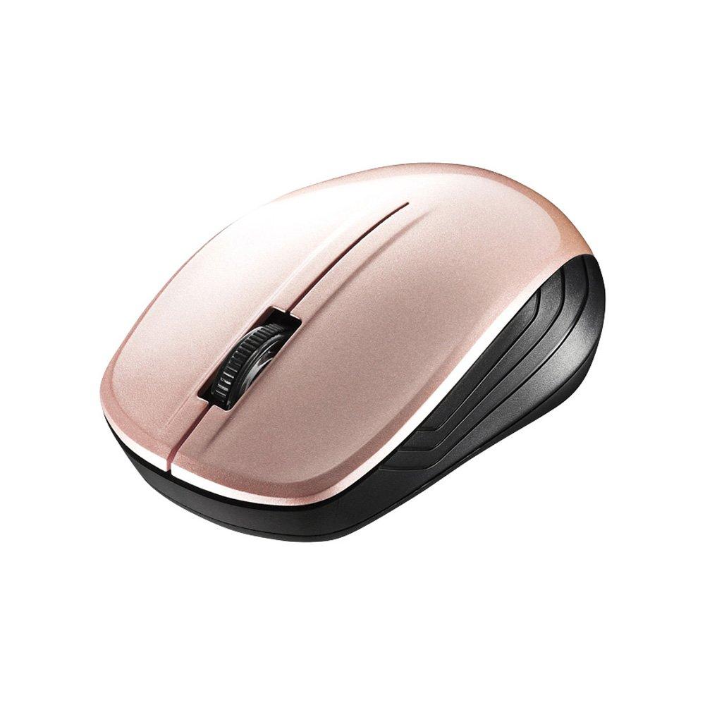 

Buffalo BUFFALO Wireless Blue LED Mouse 3 Buttons Beige Pink BSMBW105BP (2.4GHz)