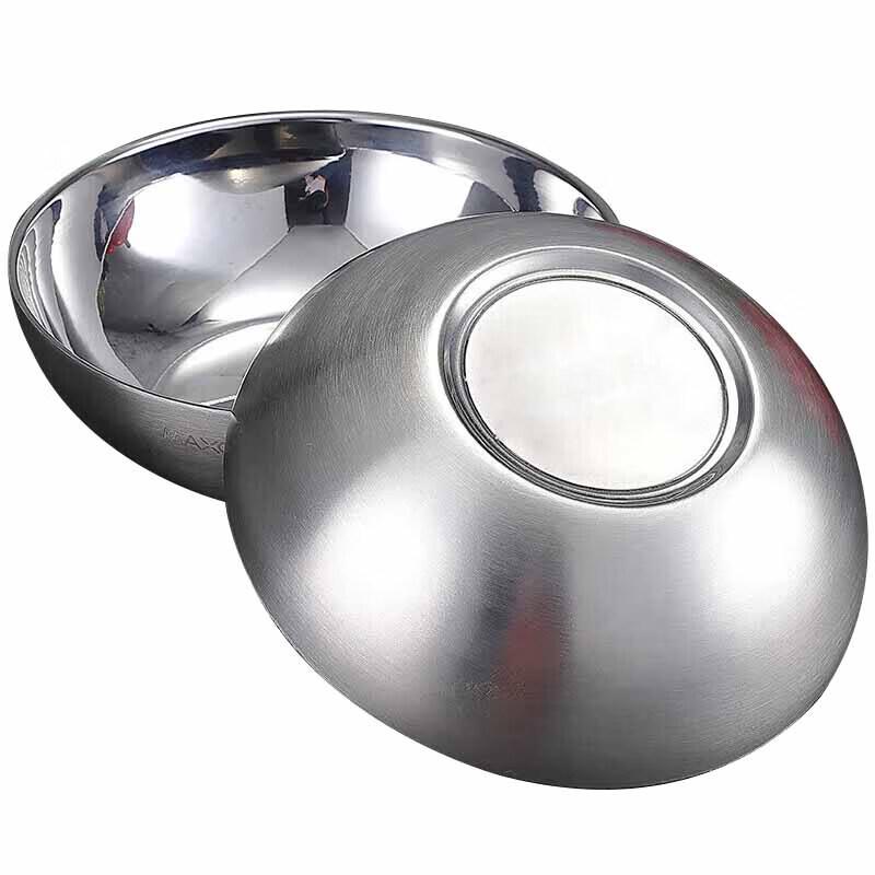 MAXCOOK 304 Stainless Steel Double-Layer Insulated Bowl