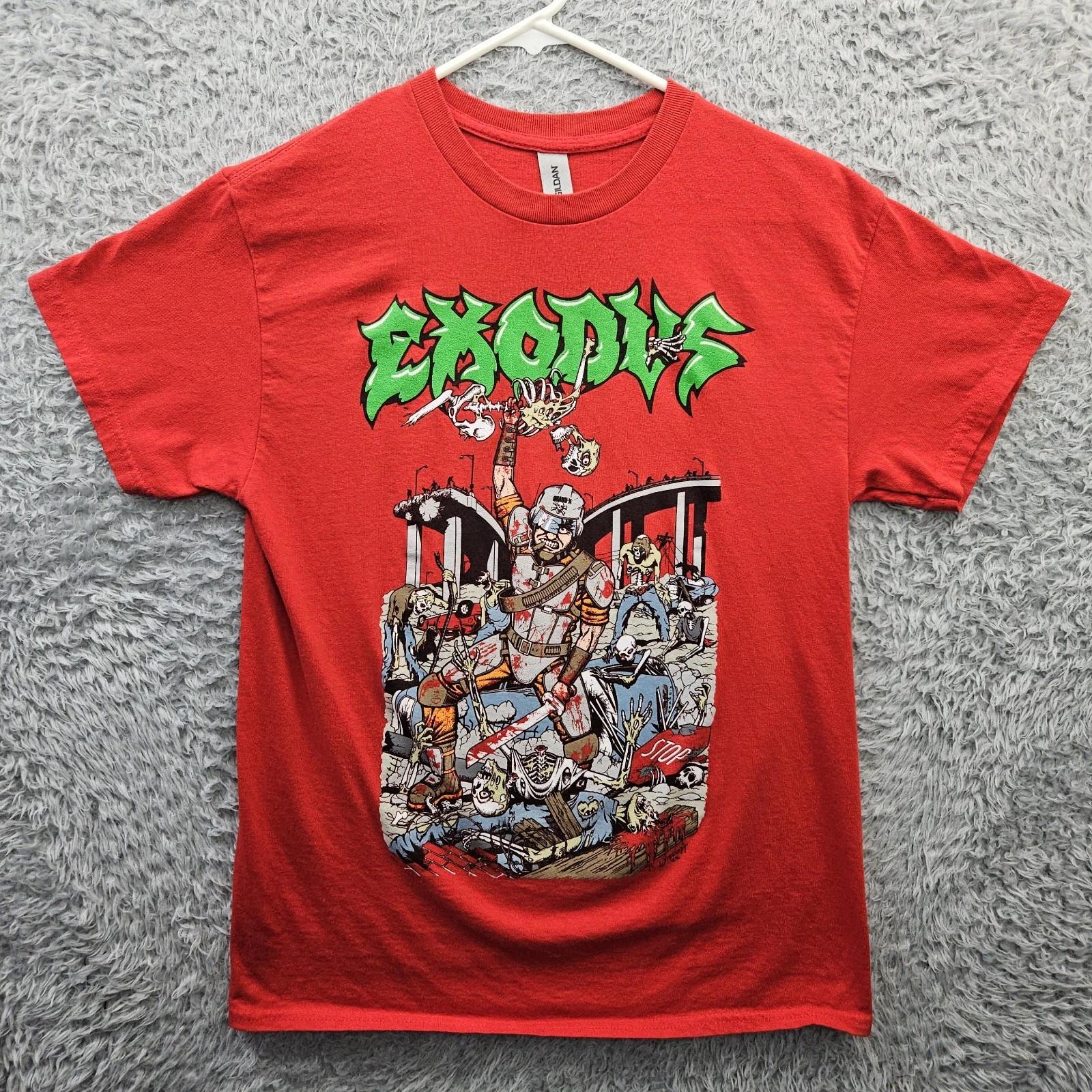EXODUS Band T Shirt Men Medium Metal Thrash Double Sided The Beatings Continue M