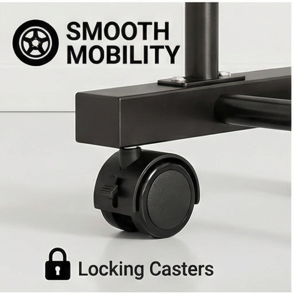 Simple Coat Rack, Movable Clothes Drying Rack, Freestanding Indoor Room Hanging Rack, Household Bedroom Clothes Storage Rack