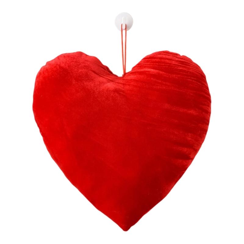 Valentine's Day Heart Decoration Soft Stuffed Heart Pendant For Wedding Proposals Engagement Anniversary Celebration