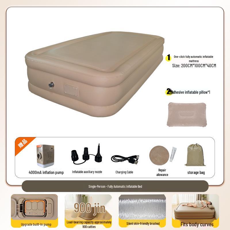 Automatic Inflatable Camping Mattress for Outdoor Travel and Tent Use