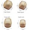 4pcs/set Table Chair Leg Cover Thickened High-elastic Mute Wear Resistant Furniture Protective Cover Noise Reduction Chair Cover