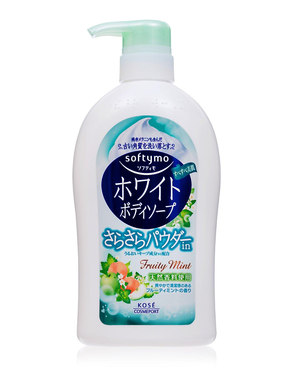 KOSE Softymo White Body Soap (Powder-in) 600ml
