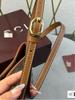 2025 Spring Vintage Monogram Crossbody Medium Bucket Bag - Double GG Series (No Charm)