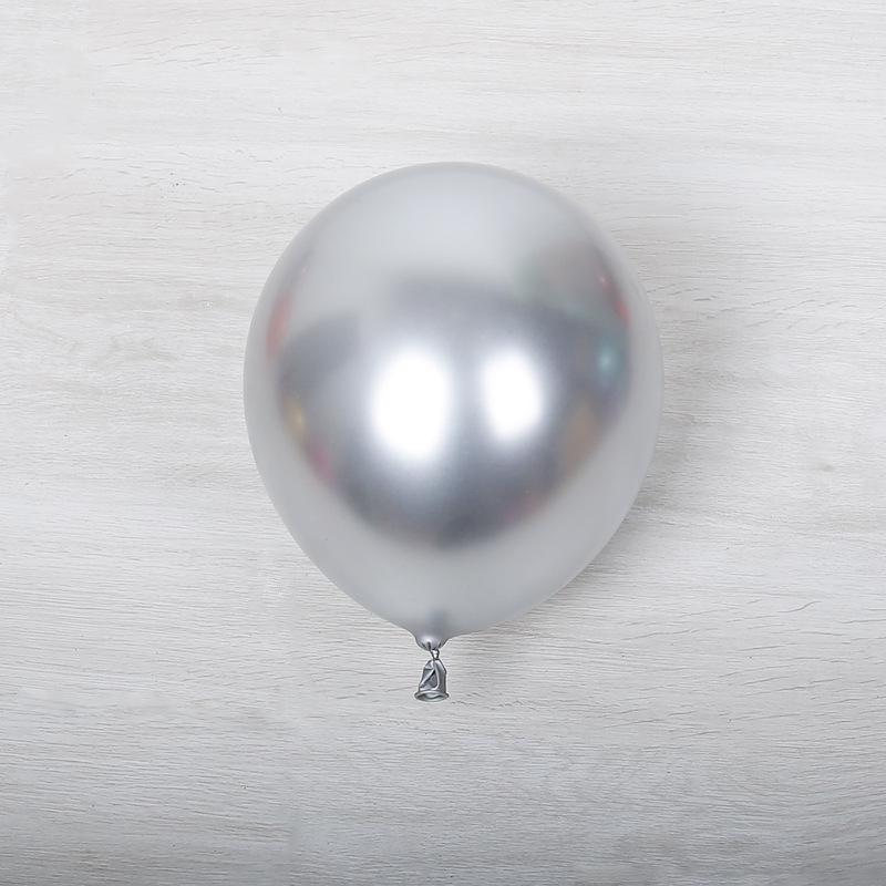 10-Inch Thickened Metal Latex Balloons for Weddings and Parties