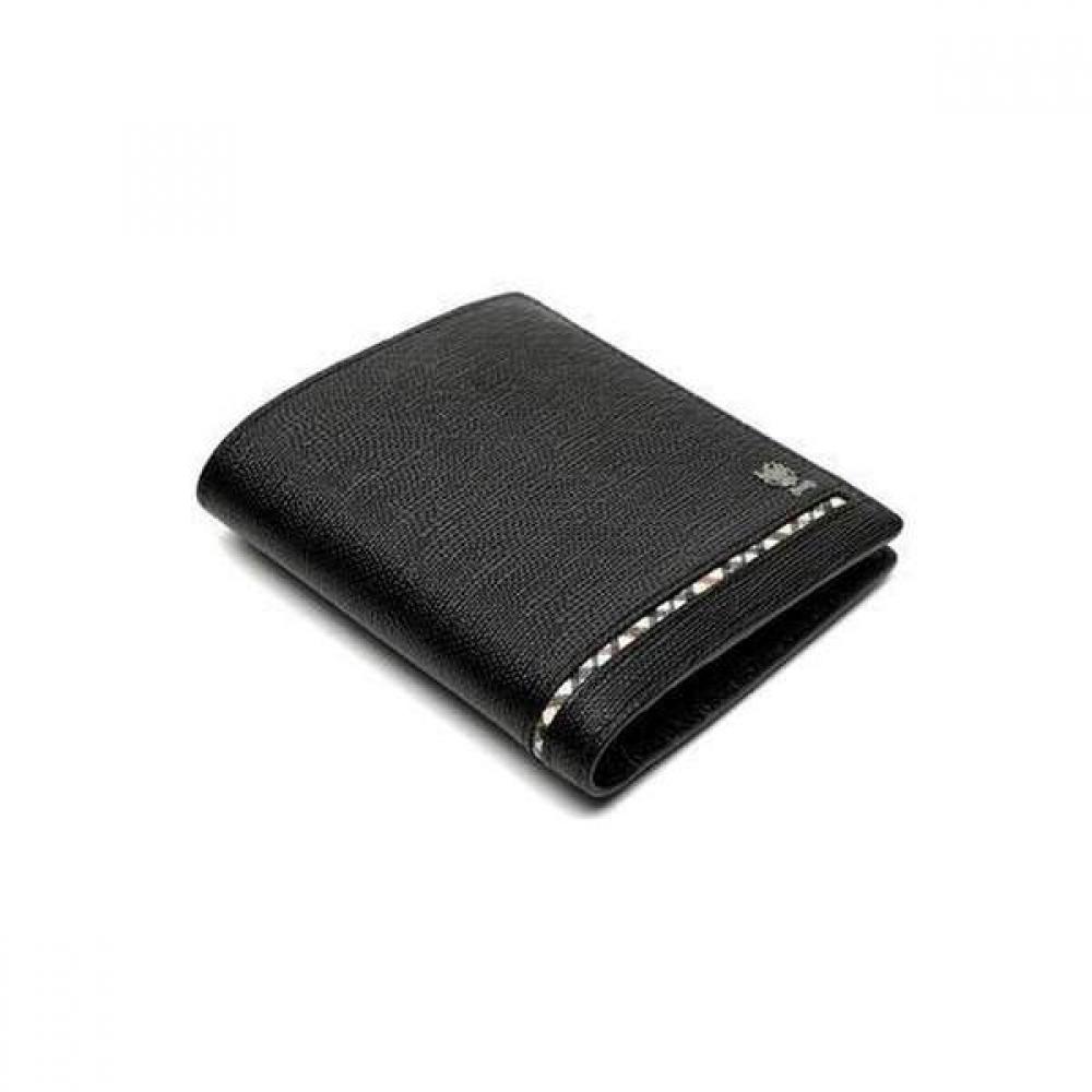 Daks Black Line Check Logo Wallet Dbwa0e622