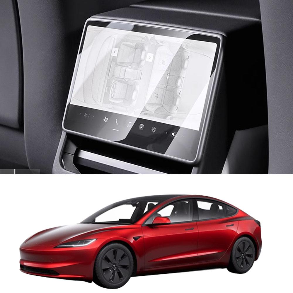 2pcs Tempered Glass Film Protector for Tesla Model 3 Highland 2025 2025 Rear Center Control Touch Screen Protective Film