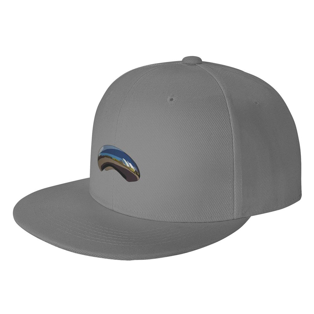 Fashion The Bean Flat Brim Sun Hat Street Outings Cap FeUnisex