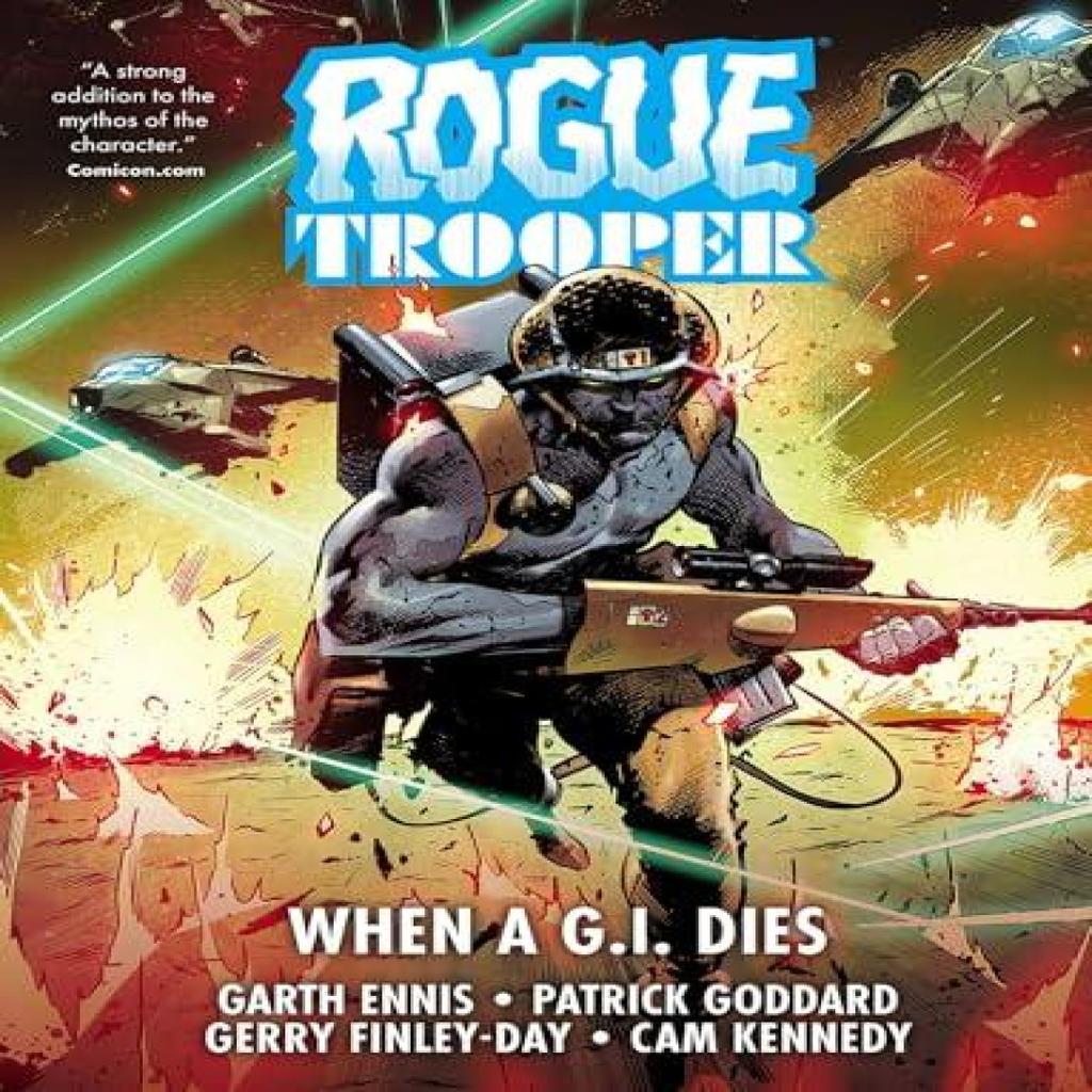 Rogue Trooper When a G.I. Dies by Gerry FinleyDay Hardback Book 9781837866601