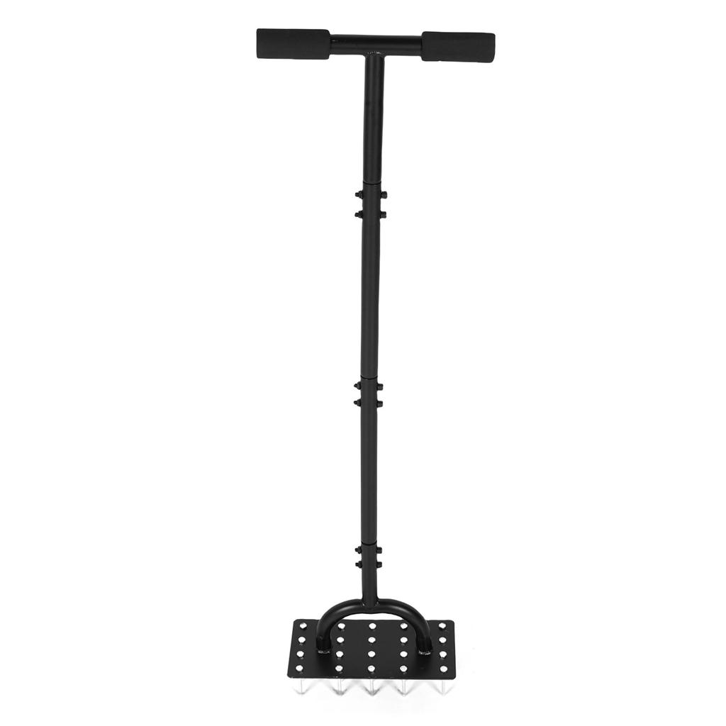 Lawn Aerator Spike 34.6 Inch Extended T Shaped Handle 20 Spikes Manual Lawn Aerator Tool for Yard